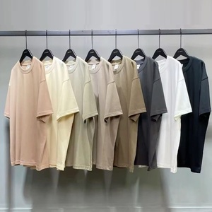 Nouveauté : T-shirt en coton épais 275 g/m² de la collection été, coupe ample, épaules tombantes, manches courtes pour homme - Product Image 6