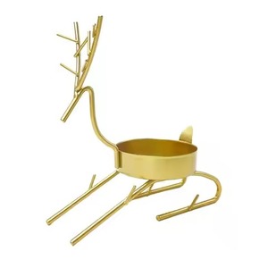 Handmade Christmas <b>Tealight</b> <b>Holder</b> Metal Craft for Festive Home Accessories - Product Image 3