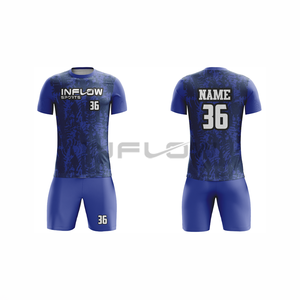 Conjunto de Camiseta de Fútbol 100% Poliéster Transpirable de Secado Rápido, Personalizable para Equipos con Logotipo Frontal - Product Image 4