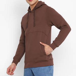 Sweat à capuche unisexe 100 % coton épais, col montant, qualité supérieure, uni, pour l'hiver, OEM, vierge, fabriqué au Pakistan - Product Image 4
