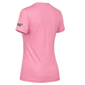 Camiseta Rosa de Lujo con Bordado para Mujer, Informal, de Manga Corta, con Diseño Gráfico, para Uso Diario, Ropa Elegante - Product Image 5