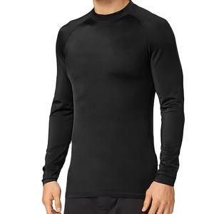 Camiseta de Compresión de Alta Calidad para Hombre, Manga Larga, Transpirable, Control de Abdomen, Moldeadora Corporal, 90% Poliamida, 10% Elastano, Transferencia de Calor - Product Image 1