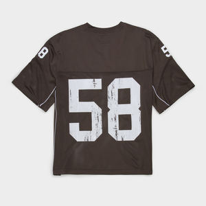 Camiseta Deportiva de Malla de Alta Calidad, Cuello en V, Manga Corta, Secado Rápido, Color Sólido, Largo Regular, Tejido de Punto - Product Image 2