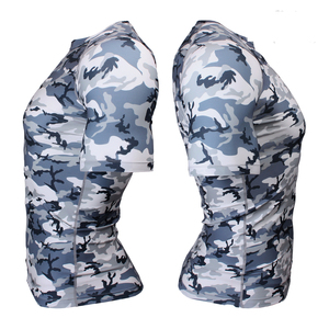 Rashguard personnalisé pour hommes en polyester/spandex à manches longues avec logo couleur personnalisable – Vente en gros - Product Image 4