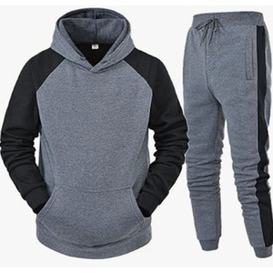 Conjunto Deportivo Personalizado con Logotipo, Ropa Deportiva de Poliéster, Sudadera con Capucha de Manga Larga, Pantalones, Conjunto de 2 Piezas, Traje para Correr, Trajes Deportivos para Hombre - Product Image 6