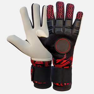 Gants de gardien de but de football professionnels unisexes, logo personnalisé, OEM, protection de football, cuir de haute qualité, antidérapant, fermeture à crochet - Product Image 1