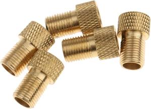 Adaptateur de valve Presta vers Schrader AOL en laiton, compatible avec les pompes standard Bilke ou les compresseurs d'air (normes française/britannique vers américaine) - Product Image 5