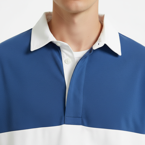 Chemise décontractée d'été à manches longues en coton tricoté respirant, motif uni, pour hommes, vente en gros - Product Image 2