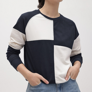 เสื้อสเวตเชิ้ตผู้หญิงทรงโอเวอร์ไซส์สำหรับฤดูใบไม้ร่วงและฤดูหนาว เสื้อฮู้ดดี้และเสื้อสเวตเชิ้ตผู้หญิง ผ้าฝ้าย 100% แฟชั่นลำลอง - Product Image 2