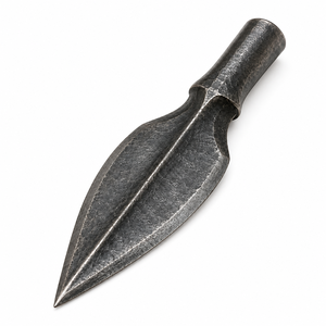บริการ OEM สำหรับหัวลูกศรยิงธนูแบบ Broadhead คุณภาพเยี่ยม หัวลูกศรเหล็กตีมือรูปทรงข้าวหลามตัด สำหรับยุคกลาง - Product Image 1