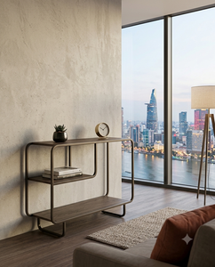 Lumetal Modern Metal <b>Console</b> <b>Table</b> 3 Tier Display Shelf Iron <b>Storage</b> Bench for Living Room Home Office - Product Image 2