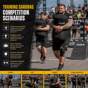 Bolsa de Transporte Impermeable Tipo Sandbag con Correa Ajustable para Entrenamiento de Fuerza y Acondicionamiento Físico - Product Image 6