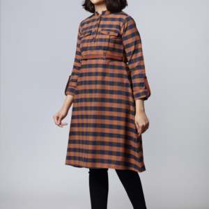 เสื้อเชิ้ตลายตารางหมากรุกขนาด XS PW2322 1ชิ้น - Product Image 2