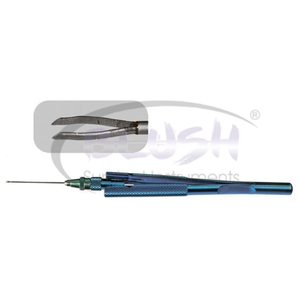 Ophthalmic Micro Forceps Straight 25G End Grasping Forceps Straight Ophthalmology Precision Forceps Tools By <b>Blush</b> Surgical - Product Image 1