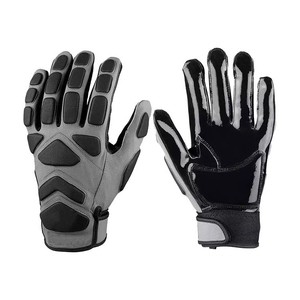 High Quality Professional American Football Receiver Gloves Sticky Full Palm <b>Silicone</b> Grip Manufacturer Direct Football Gloves - Product Image 1
