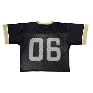 Camiseta de Lacrosse Negra y Dorada Personalizada, Uniforme de Equipo para Práctica y Entrenamiento, Transpirable, 100% Poliéster, Impresión por Sublimación, para Adultos - Product Image 2