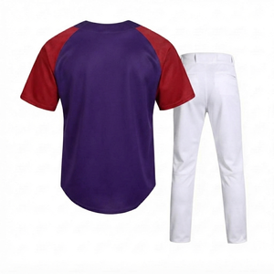 Pantalones Deportivos Morados de Béisbol para Hombre, 100% Poliéster, Cintura Elástica, Secado Rápido, Logotipo Frontal, Cortos, Modernos, Ropa Deportiva de Alta Calidad - Product Image 2