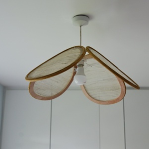 Pantalla de Lámpara de Bambú Natural Tejida a Mano, Estilo Japonés, Diseño Costero Tradicional, Minimalista, Transparente, Cubierta para Lámpara Colgante, OEM - Product Image 2