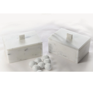 Gorgeous Designer Marble Jewelry Box Bedroom Vanity And Stone Crafts Jewelry Box Popular White Luxury Gift Box - Product Image 1