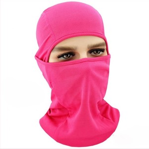 Balaclava unisexe couvrant tout le visage pour usage extérieur 54-56CM en polyester noir gris vert olive - Product Image 5