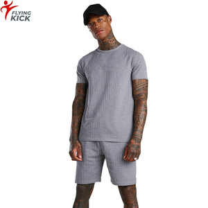 Ensembles d'été décontractés pour hommes 2026 : Chemises et shorts respirants, tenues d'été complètes, vêtements brodés de marque - Product Image 1