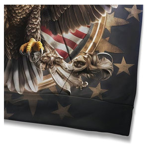 Sweat-shirt à capuche avec drapeau américain, motif magnifique d'animaux et de montagnes, imprimé patriotique USA, pour hommes, pull décontracté à manches longues - Product Image 3