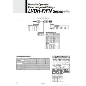 Vanne de contrôle pneumatique LVDH50-Z19-F Vanne liquide chimique haute pureté SMC Pneumatics - Product Image 1