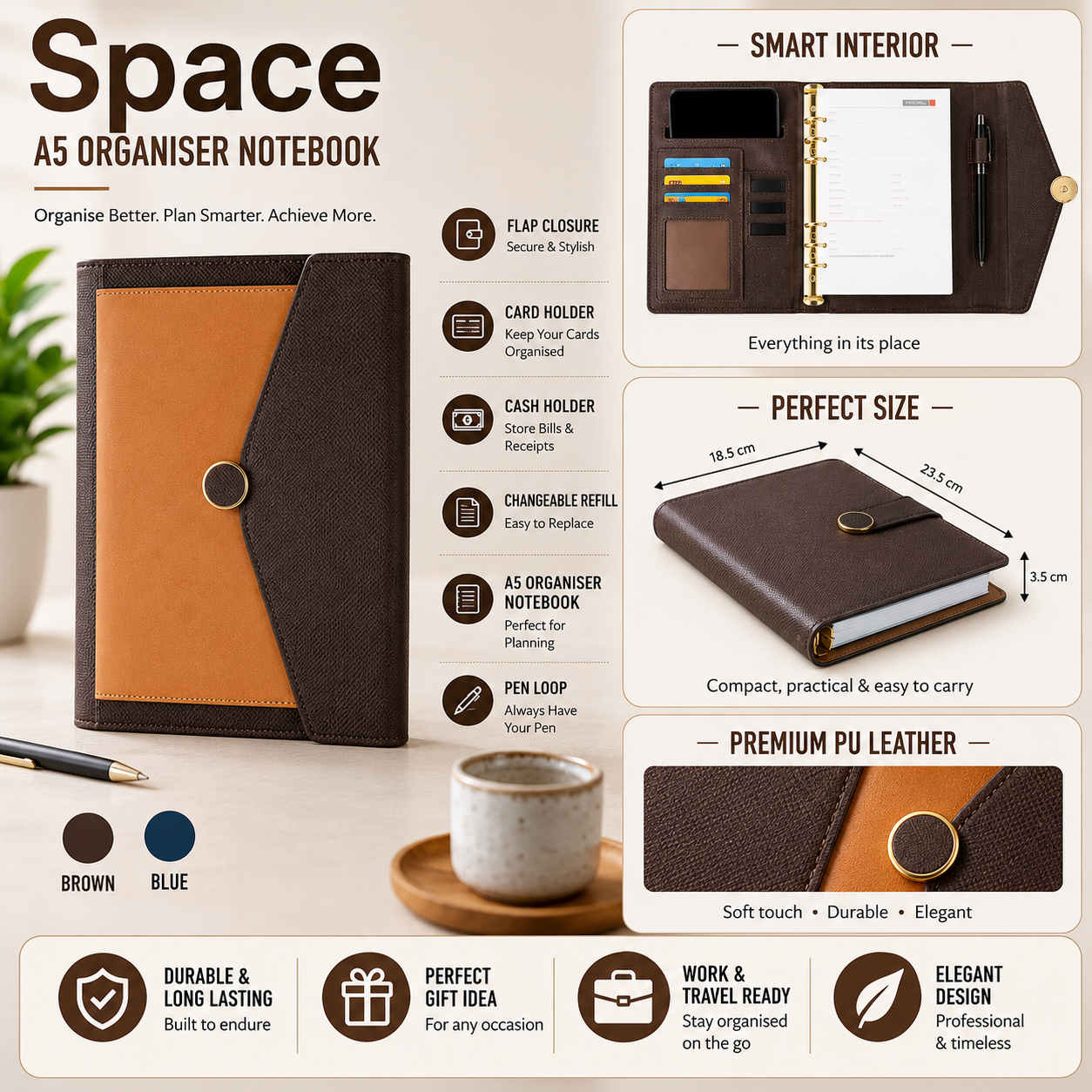Brown