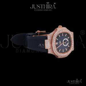 Montre mécanique pour homme en moissanite de qualité supérieure, style business tendance, étanche, en acier inoxydable, édition limitée - Product Image 5