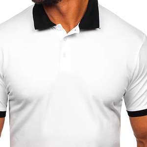 Polos de Algodón y Seda con Logotipo Bordado al por Mayor, Polos de Golf Lisos de Alta Calidad, Polos Personalizados - Product Image 3