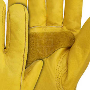 Guantes de Seguridad de Cuero de Alta Calidad Diseñados con Cuero Vacuno Grueso y Agarre Resistente para Soldadura, Trabajos Mecánicos y de Taller - Product Image 6