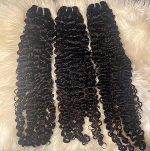 Cheveux brésiliens bouclés Remy naturels très demandés, lots de 100g, texture naturelle, pour perruques de salon, disponibles à la vente - Product Image 2