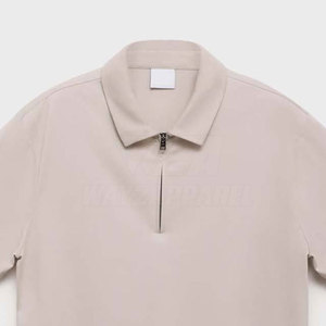 Camisetas Polo con Media Cremallera, Tela Suave, Estilo Casual, Ajuste Cómodo, Uso Diario - Product Image 2