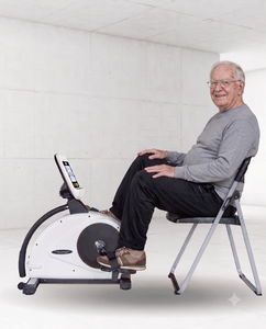 Electronic Magnetic <b>Mini</b> <b>Exercise</b> <b>Bike</b> Desk Elliptical for Elderly & Rehabilitation Therapy Supply - Product Image 2
