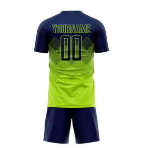 Uniforme de Fútbol Sublimado Personalizado en Dorado y Blanco Marino, Camisetas Personalizadas con Nombre, Números y Equipos Impresos por Sublimación - Product Image 4