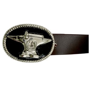Cinturón de Cuero con Hebilla de Herradura de Caballo, Diseño Clásico Occidental para Hombres y Mujeres, Cinturones y Accesorios de Estilo Campestre Ecológicos - Product Image 3