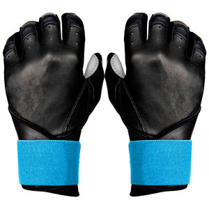 Guantes de bateo de béisbol profesionales OEM antideslizantes, transpirables, de cuero, para jóvenes y adultos, LBBG-0031 - Product Image 1