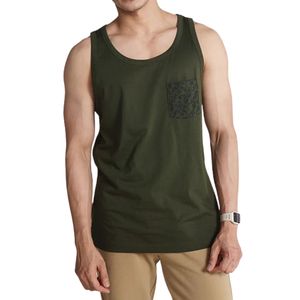 Camiseta sin mangas de algodón para hombre, diseño personalizado OEM al por mayor, camiseta informal ligera de verano, chaleco de moda. - Product Image 1