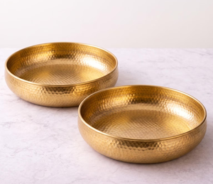 Moderno Tazón de Metal de Aluminio Martillado Personalizado para Navidad y Bodas, Bandeja para Potpourri, Decoración del Hogar, Artículo para Regalo - Product Image 3