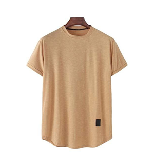 เสื้อยืดแฟชั่นผู้ชาย สีพื้น เสื้อยืดผู้ชายสำหรับผู้ใหญ่ ผ้าฝ้าย 100% เสื้อยืดลำลองผู้ชาย คุณภาพสูง สั่งทำได้ - Product Image 1