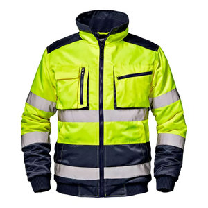 OEM Winter Waterproof Reflective Tape Safety <b>Jackets</b> Working Hi Vis Construction Security Workwear <b>Worker</b> <b>Jackets</b> - Product Image 2