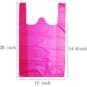 Sacchetti di Plastica per Supermercato 12 X 20 Pollici con Manici, Borse per Negozi - Product Image 2
