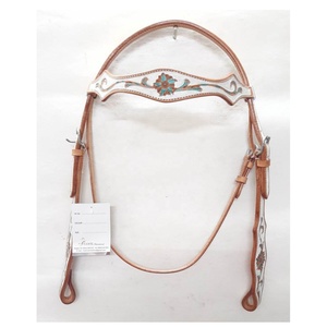 Vente chaude Premium en cuir repoussé Western Horse Headstall pour équitation sculpture et outillage à un prix imbattable - Product Image 1