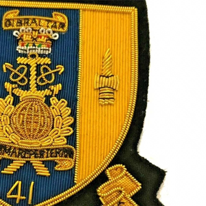 Gorra Bordada a Mano de Calidad Premium, Precio al por Mayor 45, Insignia de Blazer Bordada a Mano de los Marines Reales de Cammell - Product Image 3
