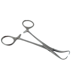 Pince à serviettes manuelle de qualité supérieure Backhaus en acier inoxydable allemand certifiée CE, réutilisable pour instruments chirurgicaux de base - Product Image 2