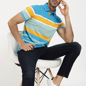 Ropa de Vestir, Ropa para Exteriores, Camiseta Polo Estampada para Hombre, Camiseta Polo de Algodón Suave y Cómoda para Verano - Product Image 5