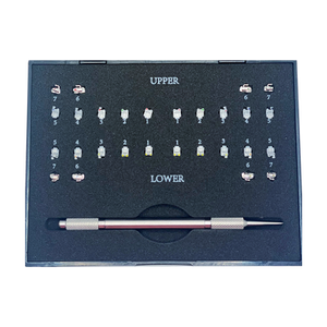 Brackets de Cerámica Pasivos Autoligables Snowy para Ortodoncia, Transparentes, Estéticos, Baja Fricción, Alta Resistencia, Uso Dental, Manual - Product Image 2