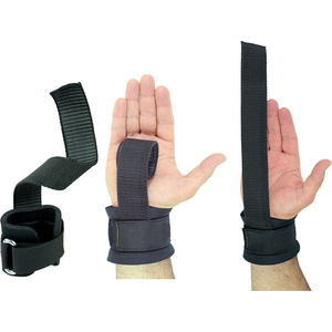 Sangles de poignet unisexes en néoprène et coton de qualité supérieure, personnalisables avec logo, pour un soutien avancé et une sécurité accrue lors de l'entraînement physique. - Product Image 1