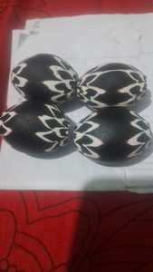 Perles de verre faites à la main à rayures chevron, style africain, multicouches, ethniques, pour la fabrication de bijoux - Product Image 5