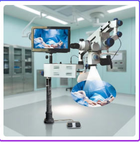 Microscope chirurgical international Mars à succès, microscope de table à 5 niveaux pour neurochirurgie… - Product Image 2